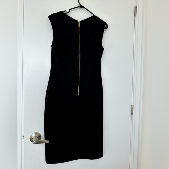 Calvin Klein black midi dress size 6 - Picture 2 of 4